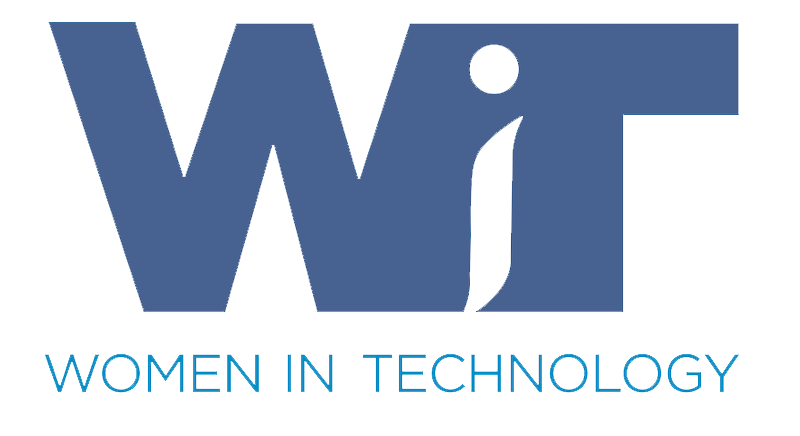 Logo for Women in Technology.